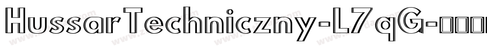 HussarTechniczny-L7qG字体转换