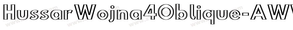 HussarWojna4Oblique-AWWM字体转换