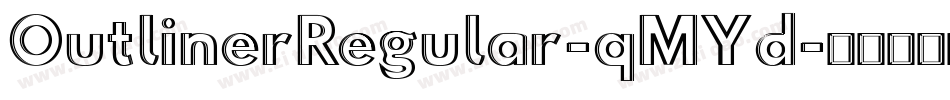 OutlinerRegular-qMYd字体转换
