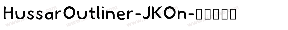 HussarOutliner-JKOn字体转换