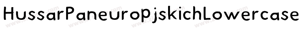 HussarPaneuropjskichLowercase-7vYA字体转换
