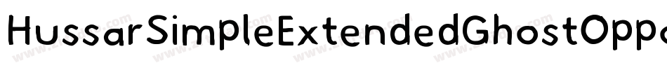 HussarSimpleExtendedGhostOppositeobliqueThree-Ya8q字体转换
