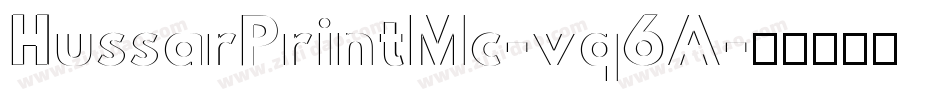 HussarPrintMc-vq6A字体转换