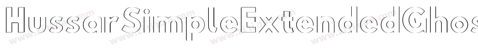 HussarSimpleExtendedGhostOppositeobliqueThree-Ya8q字体转换