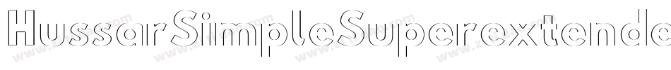 HussarSimpleSuperextendedGhostOblique3-1MLZ字体转换