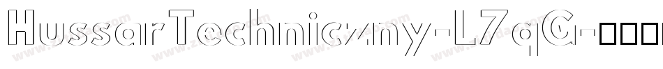 HussarTechniczny-L7qG字体转换