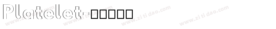 Platelet字体转换