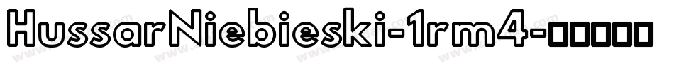 HussarNiebieski-1rm4字体转换