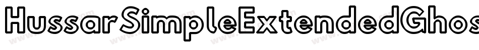 HussarSimpleExtendedGhostOppositeobliqueThree-Ya8q字体转换