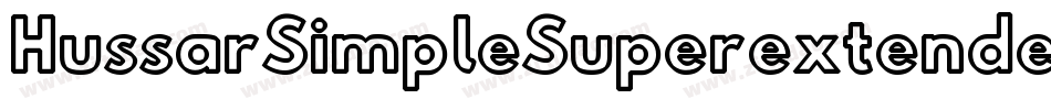 HussarSimpleSuperextendedGhost-ndyY字体转换
