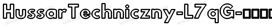 HussarTechniczny-L7qG字体转换