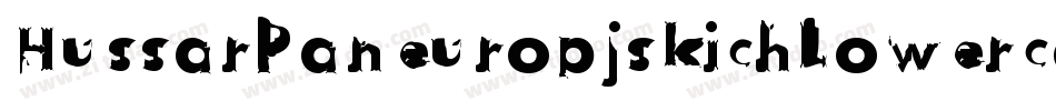 HussarPaneuropjskichLowercase-7vYA字体转换