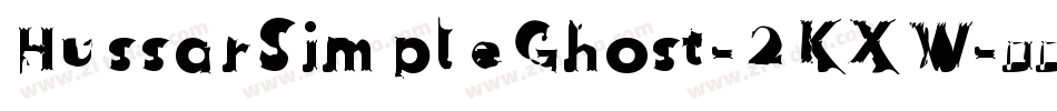 HussarSimpleGhost-2KXW字体转换