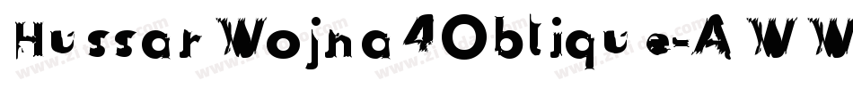 HussarWojna4Oblique-AWWM字体转换
