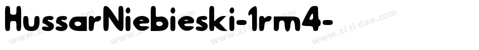 HussarNiebieski-1rm4字体转换