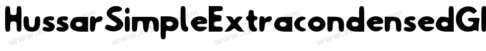 HussarSimpleExtracondensedGhost-rqVx字体转换