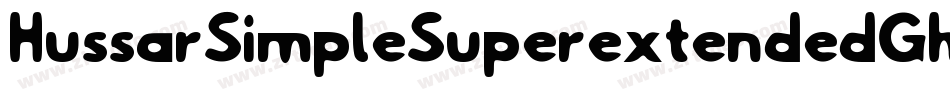 HussarSimpleSuperextendedGhost-ndyY字体转换