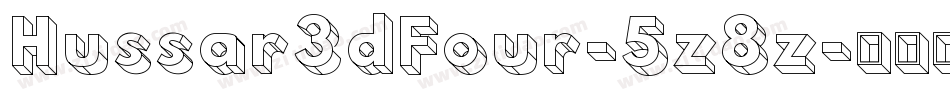 Hussar3dFour-5z8z字体转换