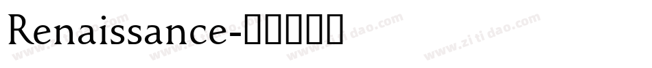 Renaissance字体转换