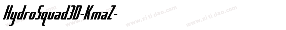 HydroSquad3D-KmaZ字体转换