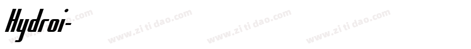 Hydroi字体转换
