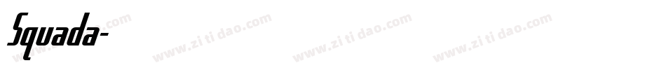 Squada字体转换