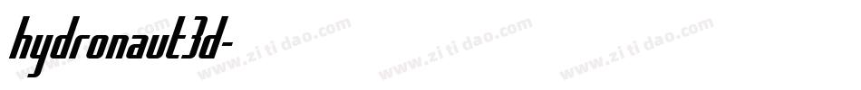 hydronaut3d字体转换