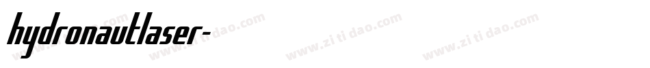 hydronautlaser字体转换