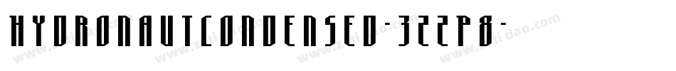 HydronautCondensed-3zzP8字体转换