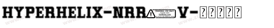 HyperHelix-nRR2V字体转换