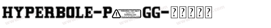 Hyperbole-P9gg字体转换