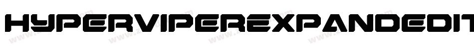 HyperViperExpandedItalic-eZZOn字体转换