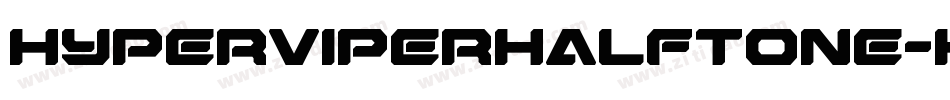 HyperViperHalftone-K77al字体转换