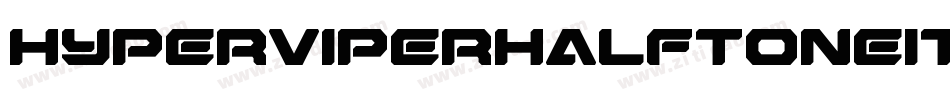 HyperViperHalftoneItalic-2OOKe字体转换