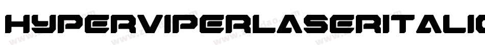 HyperViperLaserItalic-w11Ow字体转换