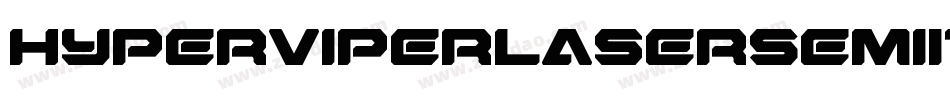HyperViperLaserSemiItalic-owwOo字体转换