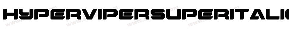 HyperViperSuperItalic-0WWBG字体转换