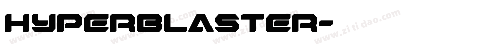 Hyperblaster字体转换