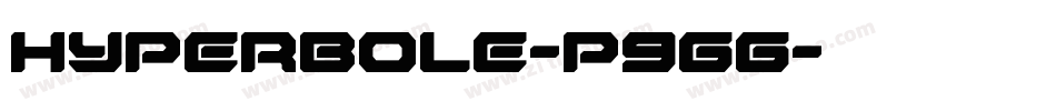 Hyperbole-P9gg字体转换