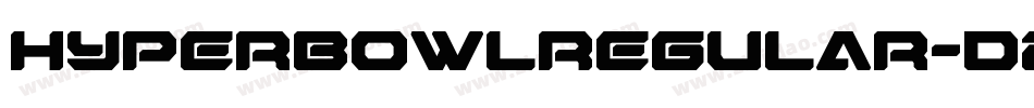 HyperbowlRegular-DZy1字体转换