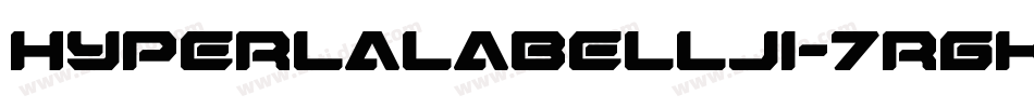 Hyperlalabellji-7rGK字体转换