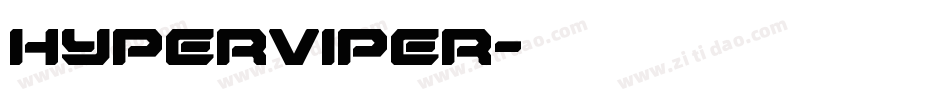 hyperviper字体转换