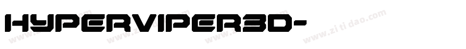 hyperviper3d字体转换