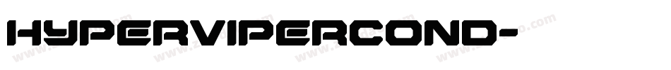 hypervipercond字体转换