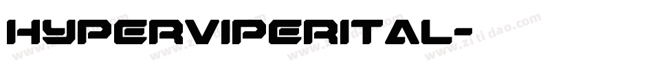 hyperviperital字体转换