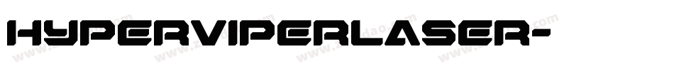 hyperviperlaser字体转换