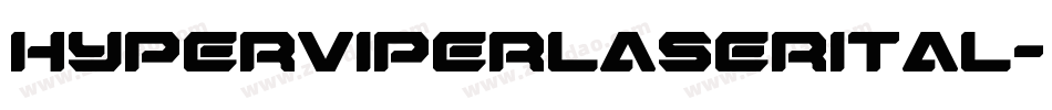 hyperviperlaserital字体转换