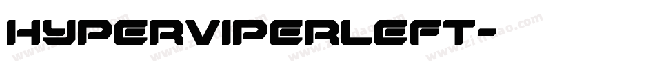 hyperviperleft字体转换