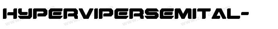 hypervipersemital字体转换