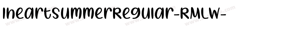 IheartsummerRegular-RMLW字体转换